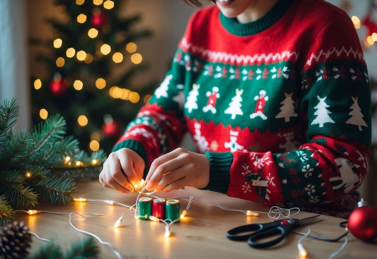Read more about the article Sådan skaber du den perfekte julesweater med lys til jul